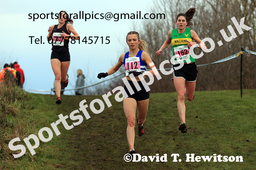 Senior womens 2024 NECAA Cross Country Champs., Temple Park, South Shields. Photo: David T. Hewitson/Sports for All Pics